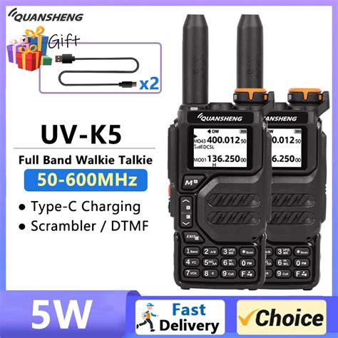 Quansheng Uv K Walkie Talkie Uv K Uv K Two Way Radio Mhz Fm