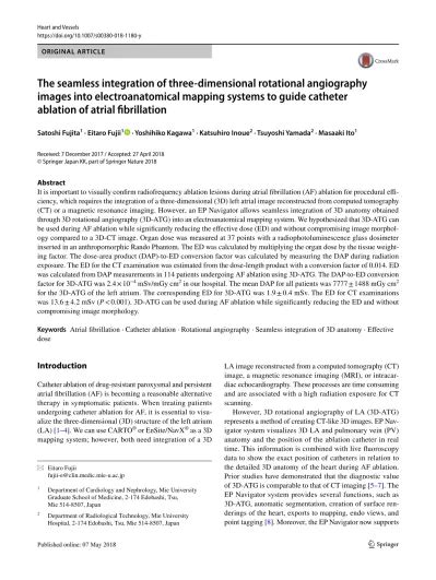 The Seamless Integration Of Threedimensional Rotational Angiography