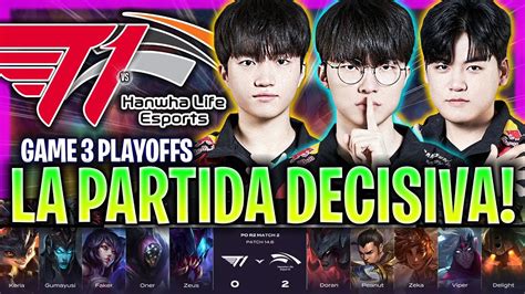 El T De Faker En La Partida Decisiva T Vs Hle Game Lck Spring