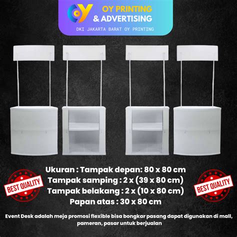 Jual Event Desk Meja Jualan Meja Promosi Meja Pameran Booth