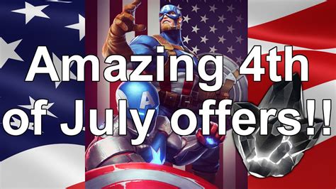 4th Of July Offers Marvel Contest Of Champions Youtube