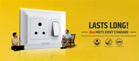 Anchor Ziva Modular Switch Socket M Way At Rs Piece In Nagpur