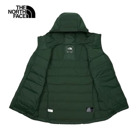 The North Face 北面 男款綠色防潑水保暖可打包連帽羽絨外套83s2i0p Pchome 24h購物