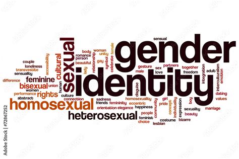 Gender Identity Word Cloud Stock Illustration Adobe Stock