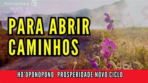 HO OPONOPONO Para DESTRAVAR A VIDA Abrir Caminhos Prosperidade