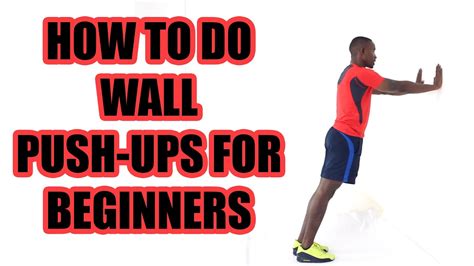 How to Do Wall Push Ups Correctly - YouTube