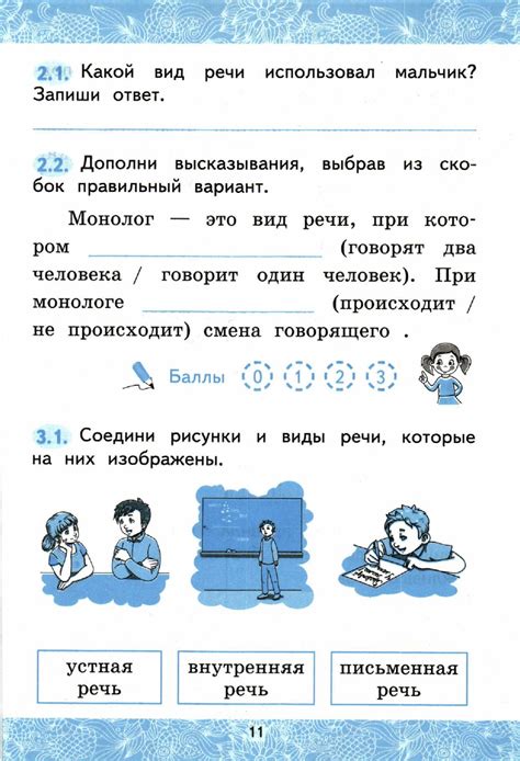 Зачётные работы по русскому языку - 2 класс (1часть)