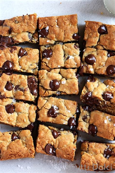 Chocolate Chip Nutella Cookie Bars Tutti Dolci