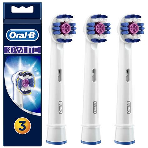 3X Oryginalne Końcówki Do Szczoteczki Oral B 3D White Eb18 Oral B