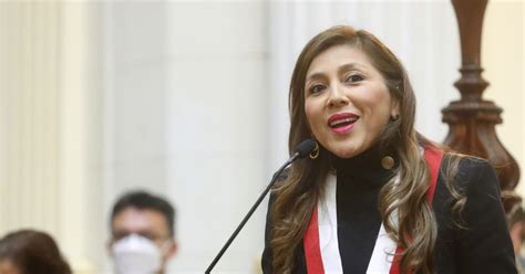 Lady Camones Perfil Y Hoja De Vida De La Nueva Presidenta Del Congreso