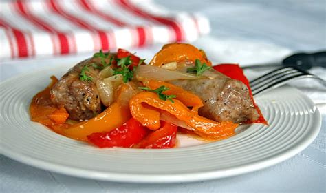 Easy Sausage And Peppers In The Oven Cooking With Mamma C