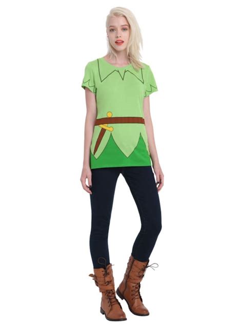 Disney Peter Pan Girls Costume T Shirt Peter Pan Girl Costume T