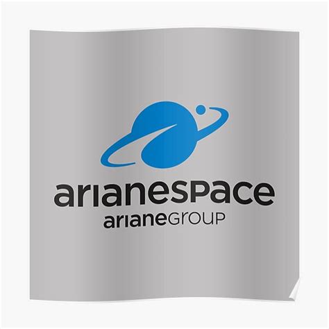 Arianespace Logo Poster For Sale By Trendistudio Redbubble