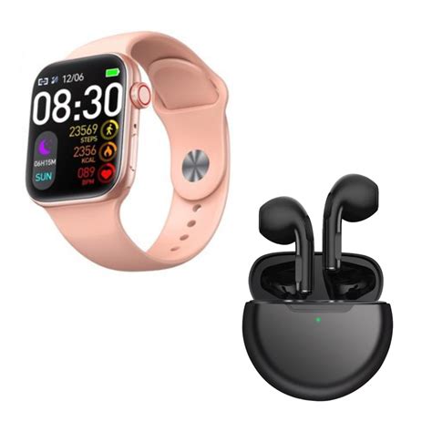 Ripley Set Smartwatch T Pro Max Gl Serie Rosado Aud Fonos Pro