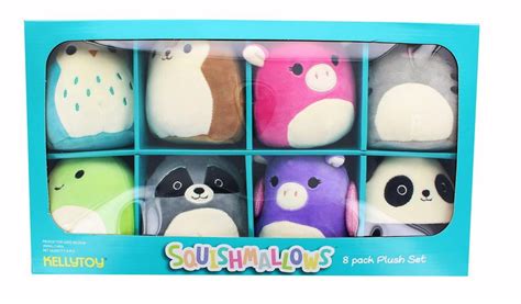 Stuffed Animals And Teddy Bears Squishmallows Minis 8 Pack Plush Set