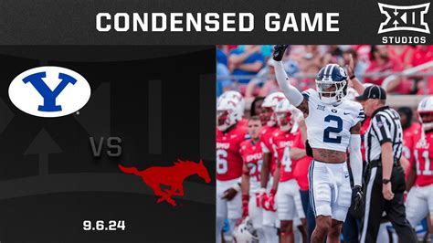 BYU Vs SMU Condensed Game 2024 Big 12 Football YouTube