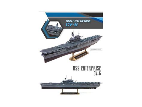 USS Enterprise CV 6 Battle of Midway 1 7 Plastikové modely RC Auta