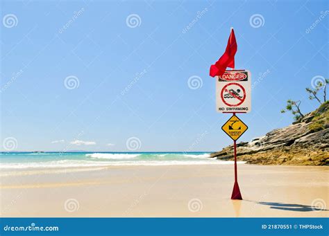 Surf Beach Flags stock image. Image of lifesaving, swimming - 21870551