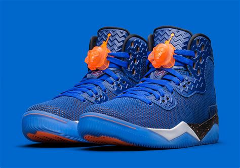 Jordan Air Spike 40 Knicks Blue Game Royal Total Orange - Sneaker Bar ...