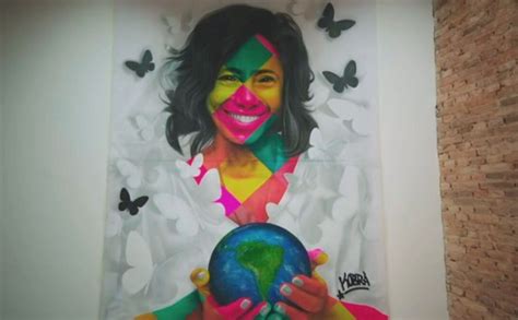 Gl Ria Maria Homenageada Por Eduardo Kobra Mural Em Museu No Rio