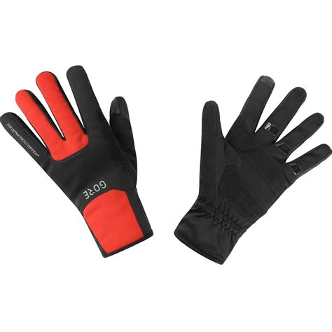 Gorewear Gore Windstopper Thermo Gloves Black Fireball Ay Bike