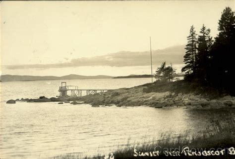 Sunset Over Penobscot Beach Deer Isle, ME