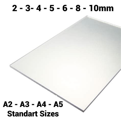 A2 A3 A4 A5 Standard And Bespoke Sizes 2mm 3mm 4mm 5mm 6mm 8mm 10mm Sheet