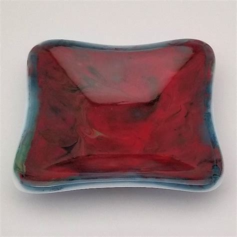 Fused Glass Candle Tealight Candle Holder Etsy