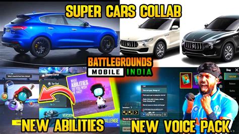 Bgmi Upcoming New Features Hardik Pandya Voice Pack New Super Car