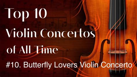 Butterfly Lovers Violin Concerto Youtube