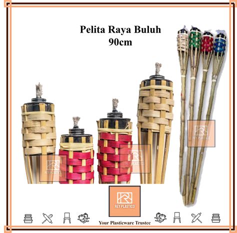 Pelita Buluh Raya / Pelita Tradisional /Pelita Raya 90cm/ Lampu Pelita