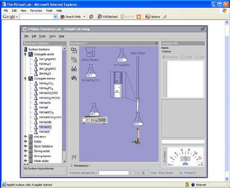 The Virtual Chemistry Lab A Learning Environment That Presents