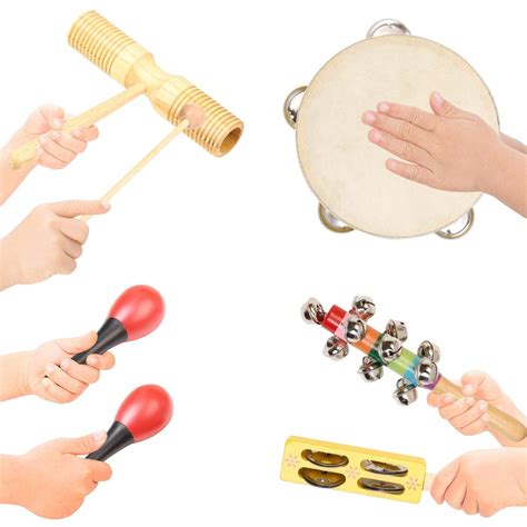 Bon Plan Kit Musique 15 Instruments Pour Enfant Percussion Tambourin