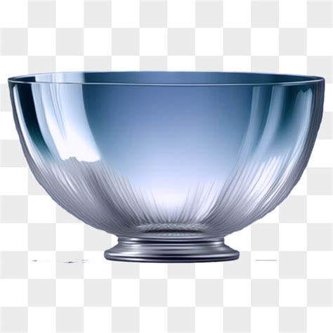 Elegante Blaue Glasschale Auf Schwarzem Hintergrund Png Online