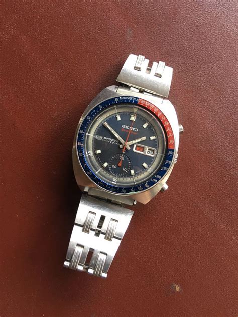 Seiko Jdm Speedtimer Blue Pogue Men S Fashion Watches