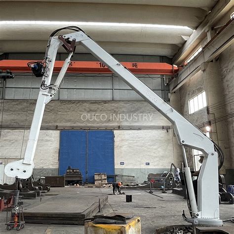 Ship Hydraulic Knuckle Boom Marine Deck Crane CCS Approved