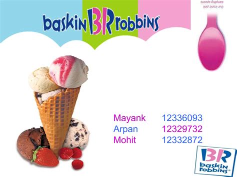 Baskin Robbins Global Marketing Ppt