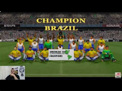 Copa America 2024 USA BRAZIL PlayStation PSONE ISS Pro Evolution 2