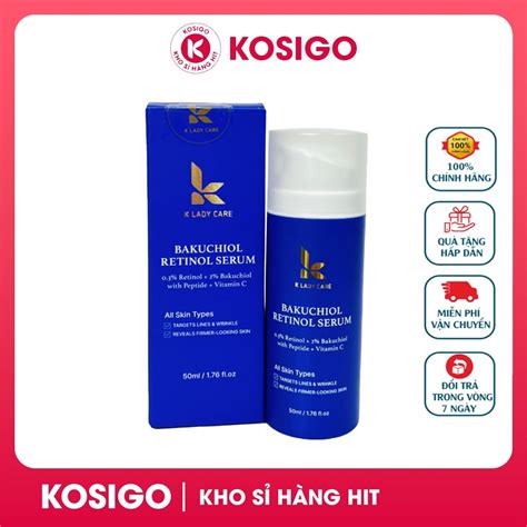 Serum Retinol BAKUCHIOL 2 K Lady Care Hàn Quốc 50ml Tinh chất căng