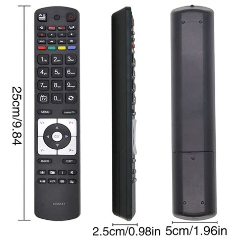 Rc Remote Control For Hitachi Lcd Led D Hdtv Smart Tv