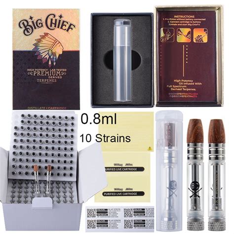 Us Empty Big Chief Tank Atomizer Diposable Vape Pen Pod Packaging 1ml 1