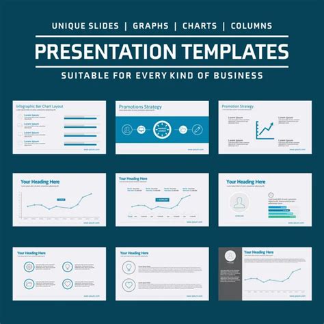 Business presentation templates — Stock Vector © Variant #148494521