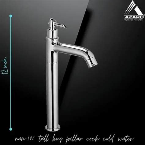 Basin Tap Round BRASS PILLA COCK 12 AZARO MINTO For Bathroom Fitting