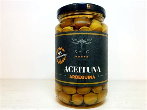 SHIO ACEITUNA ARBEQUINA (SIN CONSERVANTES) - Flor de sal