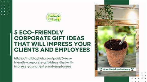 5 Eco-Friendly Corporate Gift Ideas that Will Impress Your Clients and ...