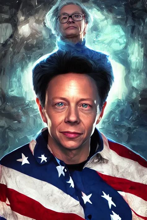 Portrait Of Us President Brock Pierce Vfx Concept Stable Diffusion