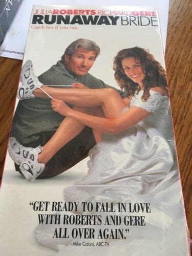 RUNAWAY BRIDE new vhs JULIA ROBERTS RICHARD GERE JOAN CUSACK RITA ...