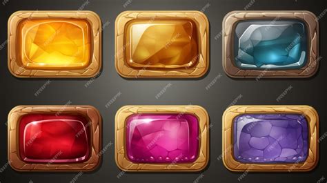 Premium Vector | Different colors of gems including gems gems and gems