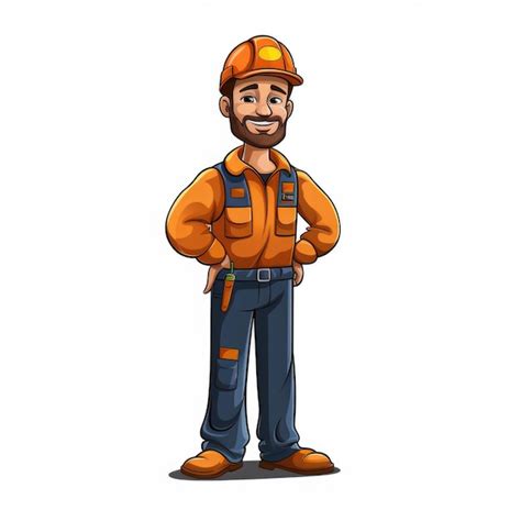 Premium Photo Environmental Engineer Isolated Cartoon Character