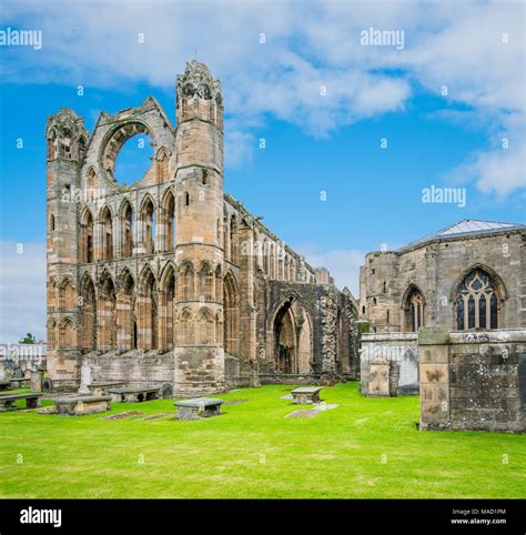 Elgin Cathedral Historic Ruin In Elgin Moray North East Scotland